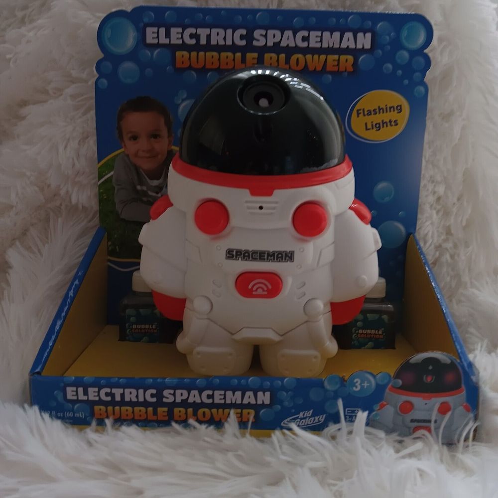 Kid Galaxy Mr. Bubble Double Bubble Blower w/ 4oz. of Bubbles New - Picture 8 of 9